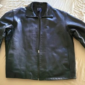 GAP black leather jacket